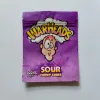 Warheads Pouch Borsa acida Commestibili Gommose Pacchetto di stoccaggio in Mylar Borse per imballaggio Wowheads A prova di odore Bambino Gommoso Cubi gommosi Confezione LL