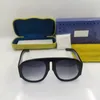 Luksusowe okulary przeciwsłoneczne oversize z oryginalnym boksem czarnym 0152 Projektanta marki okularów przeciwsłonecznych z oryginalnymi pudełkami dla kobiet okrągły lato 8068