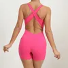 Conjuntos ativos de fitness macacão ginásio conjunto feminino push up desportivo macacão lycra treino das mulheres roupas esportivas yoga terno para rosa vermelho