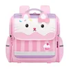 Детская школьная сумка с милым рисунком, розовый рюкзак с котом, школьные ранцы с 3D принтом для мальчиков и девочек, книга для первого класса, книга 231229
