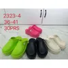 Thick soled half wrapped slippers hollow and breathable EVA Bocken slippers women's wrapped slippers 3T39l