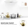 Dinnerware Sets 1L Stainless Steel Filter Tea Pot Kitchen Gas Stove Boiling Kettle Water With Infuser For Home