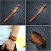 Bangle Leather Watch Form Pin Buckle Belt Muff Justerbar armband Wristand för män Kvinnor Fashion Jewelry Drop Delivery Armband Dh4hn