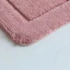 Tapis de bain absorbant l'eau, coloré, antidérapant, décor de salle de bain, lavable, paillasson de douche en relief