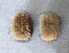 Fingerless Gloves 100 Real Genuine High Quality Raccoon Fur Cuffs 30cm Women Hand Arm Warmers L715856722