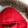 Nature fourrure hiver doudoune pour garçons manteaux fille vêtements vêtements pour enfants épaissir vêtements d'extérieur parka enfants 80-160 cm 231229