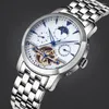 Wristwatches Guanqin Multi-Functional Men's Automatic Mechanical Watch Flywheel Waterproof Luminous