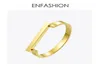 Enfashion Personlig anpassad graveringsnamn Flat Bar Cuff Armband Guldfärg Bangle Armband för kvinnliga armband Bangles J1907191032217