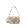 DHgate Borsa di lusso boulogne LOOP diane Designer Borsa a tracolla portafoglio su catena edera Pochette da donna a tracolla 10a uomo Borsa in pelle marrone fiore borsa a mezzaluna