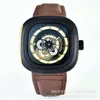 Hot selling fashion trend square quartz watch Korean leisure personality Friday creative men's Watch