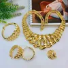 EMMA Jewellery Luxury Necklace Jewelry Sets For Women Dubai Gold Color African Arabic Wedding Bridal Collection Sets 240102