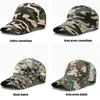 Regulowany czapkę baseballową taktyczną letnią krem ​​przeciwsłoneczny kamuflaż armia wojskowa Camo Airsoft Hunting Camping Caps Fishing Caps 231229