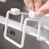 Kitchen Storage 1Pc Black White Durable Sink Sponge Holder Bathroom Metal Organizer Liquid Dish Drainer Shower Convenient Faucet Rack