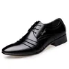 Mode Herren Lederschuhe Hochzeit Business Kleid Nachtclubs Oxfords Atmungsaktive Arbeitsschnürschuhe 240102