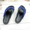 Pantofole da donna Bling Flats Moda femminile Scarpe da spiaggia all'aperto Sandali casual Infradito antiscivolo