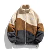 Men's Jackets Men Fleece Fluffy Jacket Warm Cashmere Coat Autumn Lightweight Couple Hip Hop Harajuku Youth Streetwear 2024