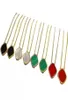 Klassiskt halsband mode eleganta klöverhalsband gåva till kvinnasmycken hänge hög kvalitet 12 färg med låda behöver extra kostnad3310704