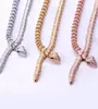 Luxury Fashion Lady Brass Full Diamond Scales Green Eyes Zircon Serpent 18K Plated Gold Necklaces Chokers 3 Color6567533