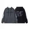 Designer Gallery Mens Hooide Flames Sweatshirts Hip Hop Streetwear Loose Overize Pullover Hooded Long Hleeves 43am