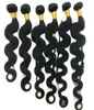 Brasilianska hårbuntar Virgin Human Hair Weave Straight Wefts 834 tum obearbetad peruansk indisk malaysisk färgbar hår extensio6649889