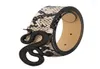 Belts 2022 Fashion Luxury Designer Brand Snake Pin Buckle Men Belt High Quality Women Leather Dress Strap For Jeans Waistband6614786