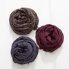 Scarves Scarf Women's Spring And Autumn Thin Linen Versatile Solid Color Ultra Long Cotton Warm Neck