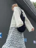 Kobiety dla kobiet harajuku dzianiny kardigan kobiety vintage puste na buforach Sweter szydełkowy Koreańszy moda na długie rękawy cienkie ubrania Y2K