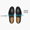 BERLUTI Men's Dress Shoes Leather Oxfords Shoes Berluti Aplomb Bergamo Scritto Leather Derby Shoes Men's Black Gray 070 HBLC