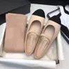 schapenvacht Ballet platte Mary Jane schoenen loafers dames slip-on luxe designer jurk dansschoenen met doos