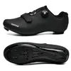 Дорожная велосипедная обувь Мужские велосипедные кроссовки Mtb Clits Route Cleat Dirt Bike Speed Flat Спортивная гоночная женская обувь Spd Pedal Shoes 231229