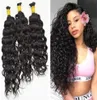 Brasiliansk bulkhår 3pcs Lot 100 Human Wet and Wavy Micro Mini Braiding Hair Bulks Grad 9A7416414