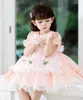 Mädchenkleider 23 Boutique Mädchenkleid Sommer Kind Prinzessin Baby Puffärmel Baumwolle bestickt Spanische Kinderpartykleidung