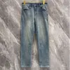 Calça de jeans de alta qualidade calças de jeans homens pequenos algodão reto de algodão casual calça de jea