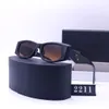 Sonnenbrille, Designer-Sonnenbrille, Luxusmarke, Sonnenbrille für Damen, Buchstabe UV400, Design, Soiree, Adumbral, Reise, Mode, Strand, Sonnenbrille, Geschenkbox, 6 Farben, sehr gut