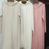 Grossist flickor avslappnad tröja klänning huva lös blus kvinnlig lång tröja 1345