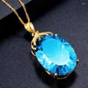 Pendentif Colliers Élégant Luxe Améthyste Collier Personnalisé Mode Creux Couronne Alliage Cadeau Bijoux De Noël