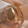 Haute qualité Carter 18k or cadeau de vacances bracelet bijoux coréen or rose plein diamant boucle bracelet conception minoritaire sens du net avec boîte d'origine Pan