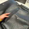 Famoso designer di marca Totes Borse a tracolla classiche da donna Nuova borsa da viaggio di moda media in vera pelle di grande capacità Lettera in oro nero Prodotto di alta qualità