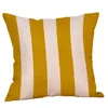 Pillow Mustard Case Yellow Geometric Fall Decorative Pillows For Sofa Autumn Cover Drop Sale