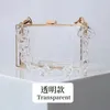 Evening Bags Transparent Acrylic Box For Women 2024 Big Chain Handle Handbags Shoulder Crossbody Party Clutch Purse