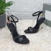 Designer High Heels Sandals Palllock Pointy Naked Sandal Pointy Toe Form Shoe Women Strap Dress Shoes With Box 506