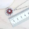 Silber 925 Brautschmuck Sets Zirkonia Modeschmuck Eheringe Ohrringe Anhänger Armbänder Halskette für Frauen 240102