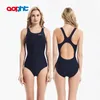 Draag Women Professional One Piece Training Swimwear Vrouw Monokini Water Sport Racing Competition Sharkskin Swimsuit Bathing Suit