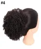 8inch chignon chignon bun شعر مجعد مع اثنين من البلاستيك extive updo لتصفيفة الشعر الزفاف القصير 7960832