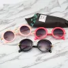 Toddler Kids Sunglasses Sunblock Retro Leopard Boy Girl Cute Fashion Solid Sun Glasses AntiUV Jelly Color Kid Eyeglasses Beach Eyewear ZZ