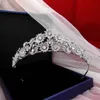 3A Zircon Cubic tiara Zirconia Crown Crown Crowns Wedding Hair Jewelry Cz Coroa Novia Bijoux Cheveux Wedding Hair Association 240102