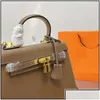 Inne torby 2021 Designerskie lady skórzane Wysokiej jakości torebka Shoder Crossbody Bag 7 Kolory Rozmiar 25 cm Drop D OT1RC Deli Dh7t0