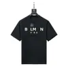 FASHION -SHIRTS UOMO T-shirt modello corto bianco nero con fascia da uomo di alta qualità XS-4XL
