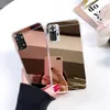 Note11 S Fashion Rose Gold Mirror Fase z Xiaomi Redmi Note 10 11 Pro 10s 11s 11pro 9 9s Tylna okładka Note10s 240102