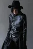 Vestes UMI MAO Dark Yamamoto Style col montant irrégulier fermeture éclair diagonale Faux cuir sweat femme Cool noir gothique veste Y2K